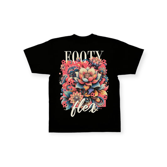 Black Footyflex Oversized T-shirt